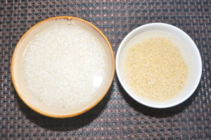 Dal and rice for idli dosa batter