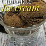 eggless chocolate ice cream pin