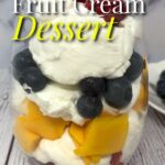 Fruit cream dessert pin