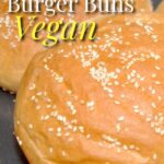Eggless Burger Buns pin