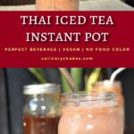 Thai iced tea pin.