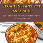 instant pot vegan soup pin.