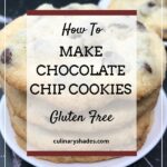 gluten free chocolate chip cookie pin