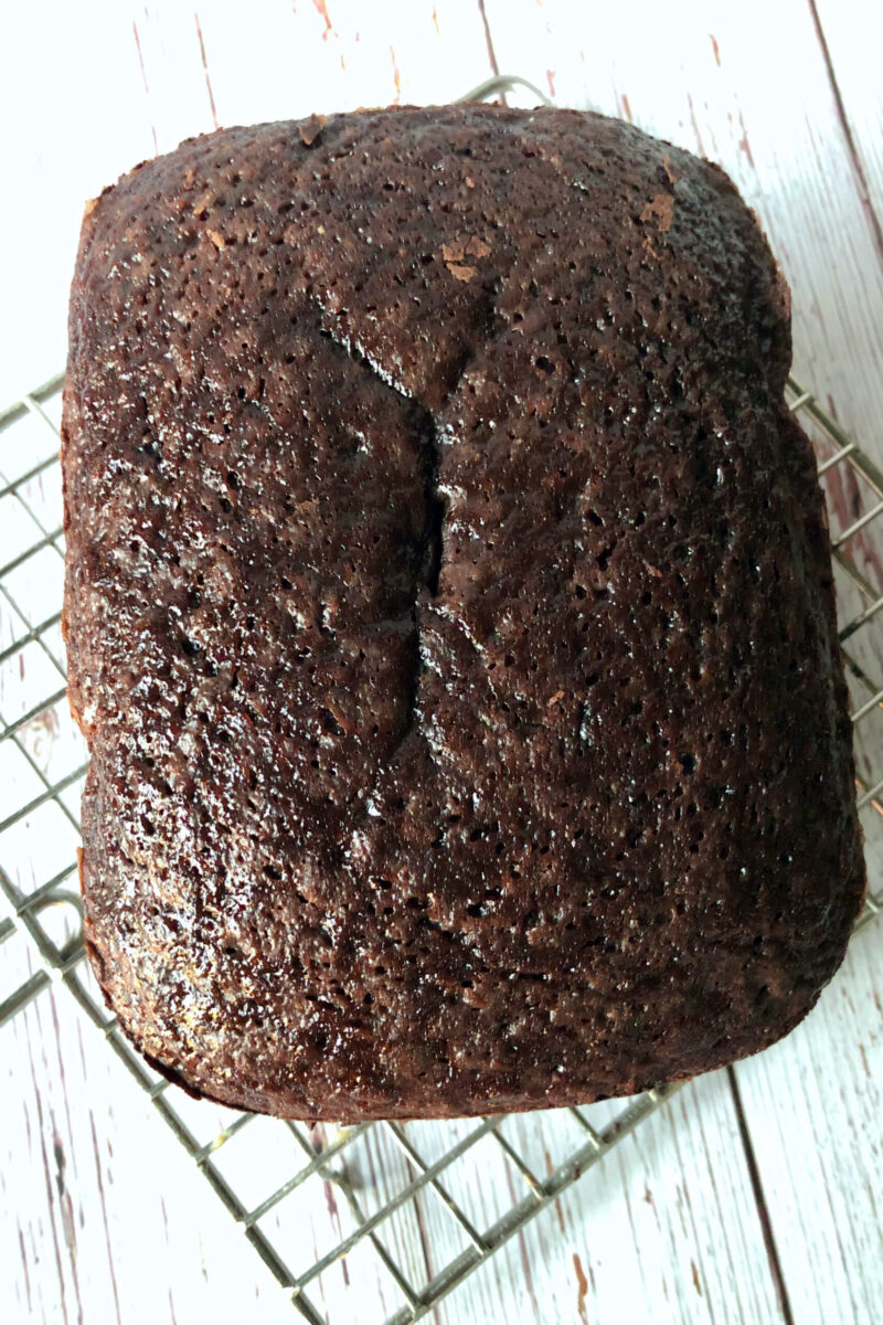 bread machine chocolate cake