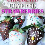 Chocolate covered strawberries pin