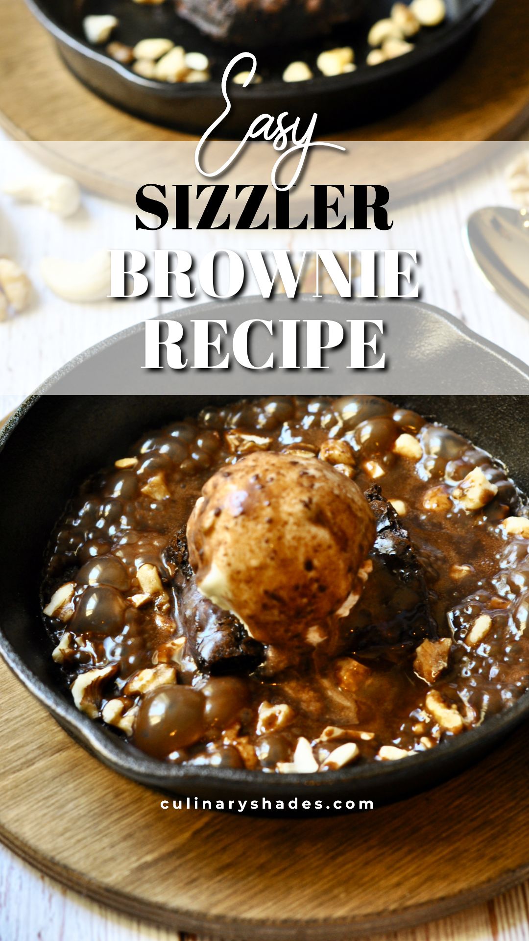 Sizzling brownie pin