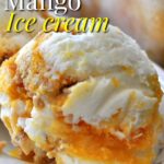 Mango cheesecake ice cream pin.
