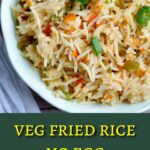 veg fried rice no eggs pin.