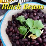 instant pot black beans pin.