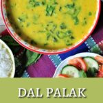 instant pot spinach dal pin.