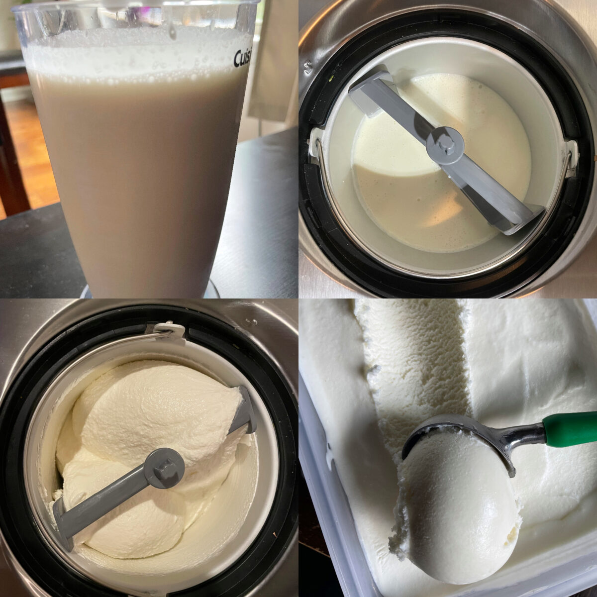 vanilla ice cream recipe for machine