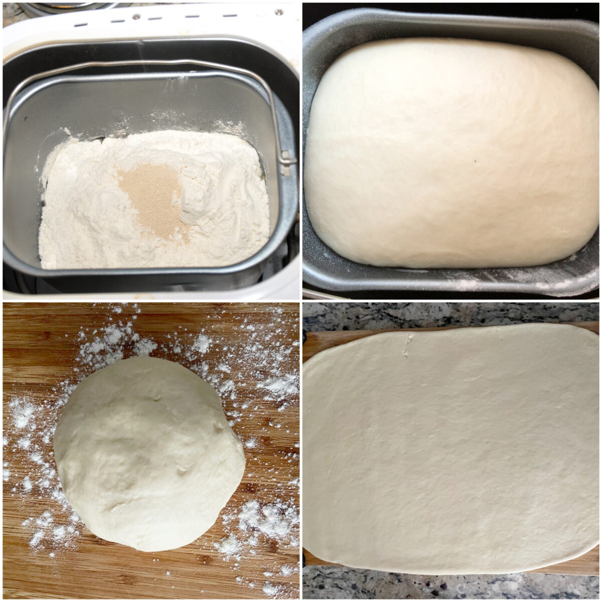 cinaamon rolls dough steps for bread machine.