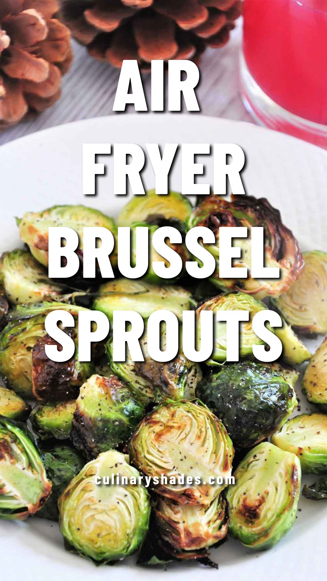 roasted brussel sprouts in a plate.