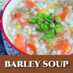 instant pot barley soup.