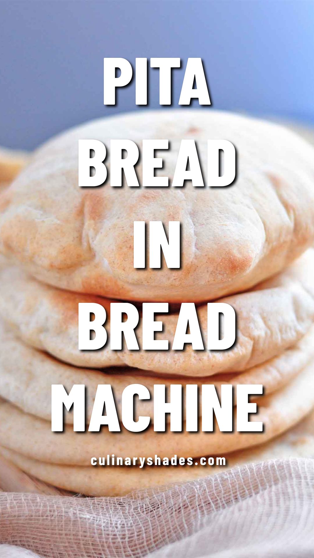 homemade pita bread.