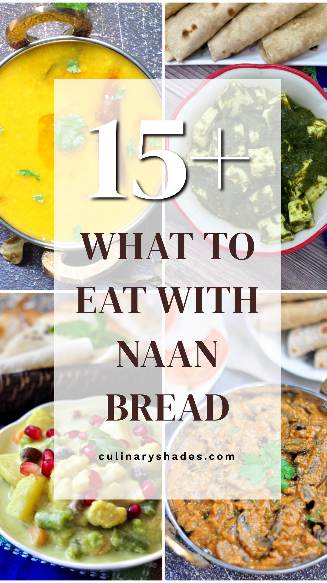 What to eat with naan bread collage.