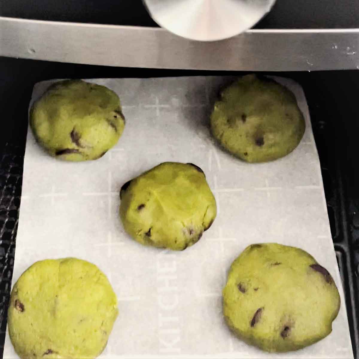 Cookie balls in air fryer.