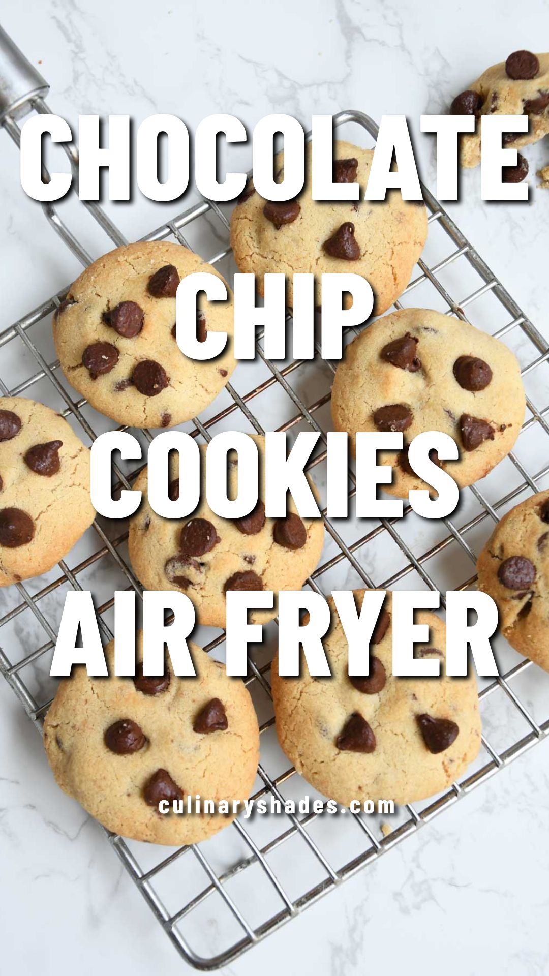 Air Fryer Chocolate chip cookies.