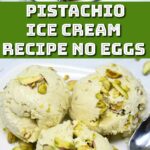 Pistachio Ice cream scoops.