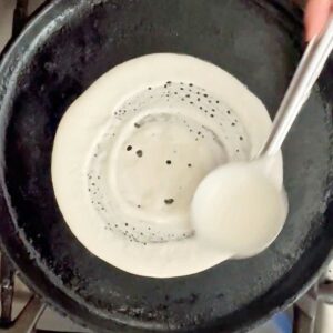 Dosa On Cast Iron Pan - Culinary Shades